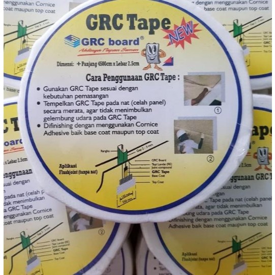 Lakban Kain Kasa Kassa Compound GRC Board Gypsum TAPE / GRC TAPE / LAKBAN GRC / GRC BOARD