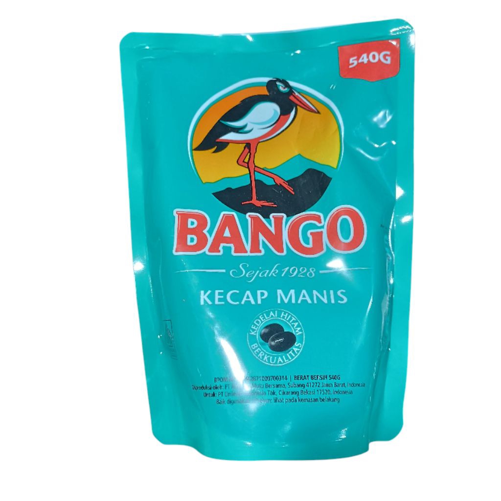 

Kecap Manis Bango Kedelai Hitam Pouch Isi Ulang 540gr