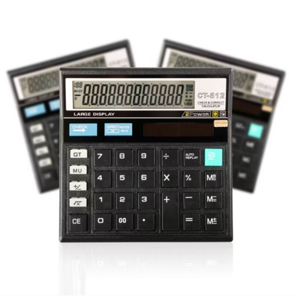 

Citizen CT512 Kalkulator 12 Digit Dual Power