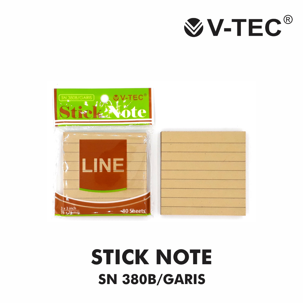 

V-TEC Sticky Notes SN-380B / Memopad Memo Sticky Note Kertas Catatan Lucu