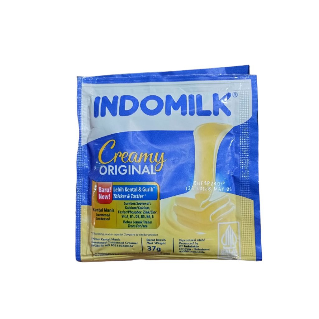 

Susu Krimer Kental Manis Indomilk Sachet 37gr Creamy Original