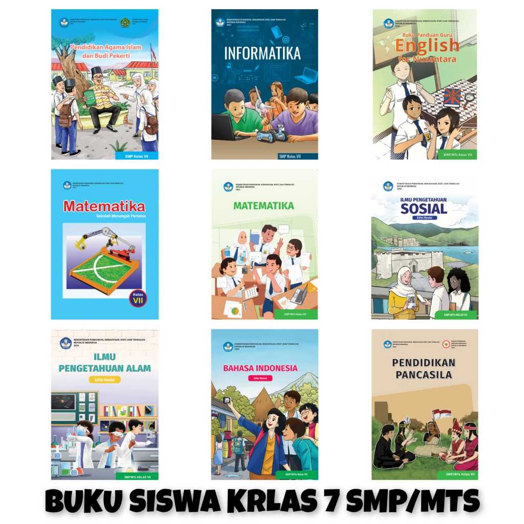 Harga Satuan Buku Kelas 7 SMP Kemendikbud