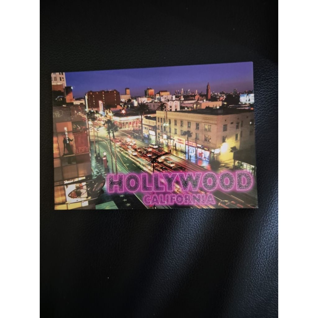 

kartu pos glittee hollywood/hollywood glitter postcard