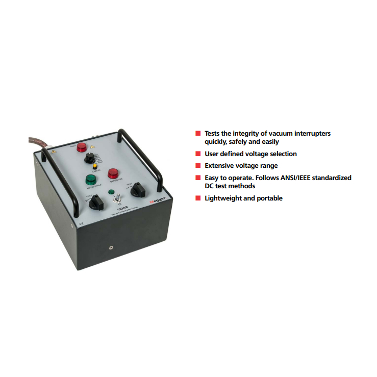 Vacuum Interrupter Tester Megger VIDAR