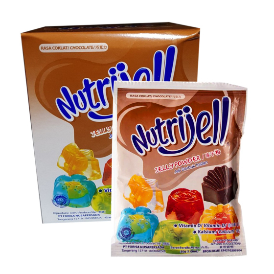

Nutrijell Ekonomis Coklat 1 box (30 g x12 Sachet)