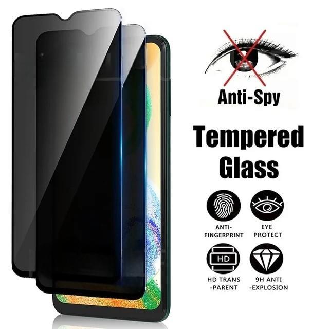MJT - SHARP Tempered Glass Anti Spy Kaca Anti Gores Privacy Anti Peeping TG SHARP AQUOS V6/SHARP AQU