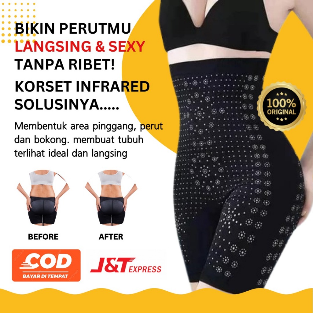 Sorex Celana Korset Pelangsing Infrared – Bakar Lemak & Kalori, Lancarkan Peredaran Darah, 100% ORI
