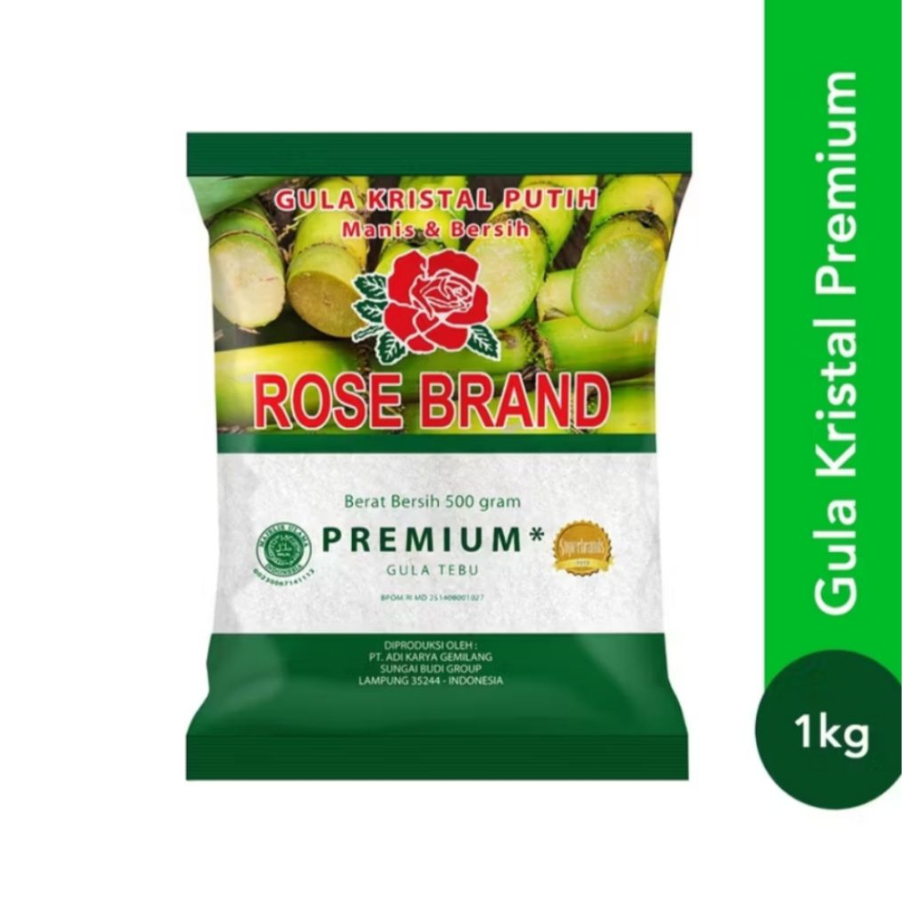 

Gula rosebrand hijau 1kg ready stok