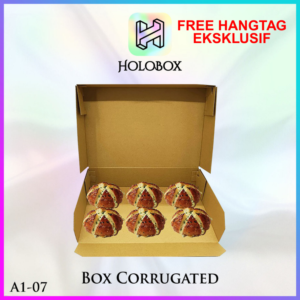 

Box/Dus/Kotak Polos/Packaging/Cake/Tart/Bolu/Serbaguna Uk.32x21.5x6.5 A1-07