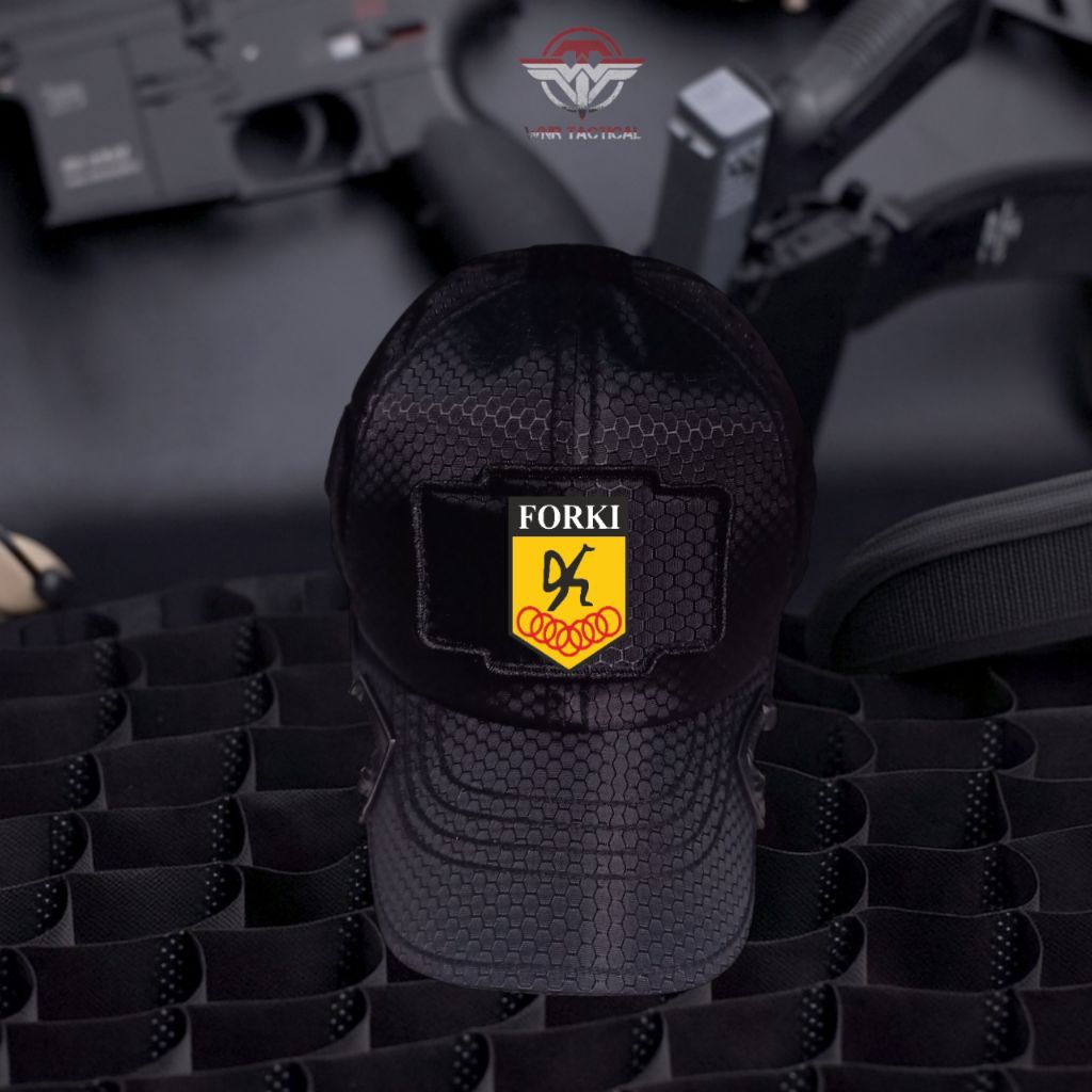 Topi coak tactical logo KARATE FORKI,INKANAS,INKAI