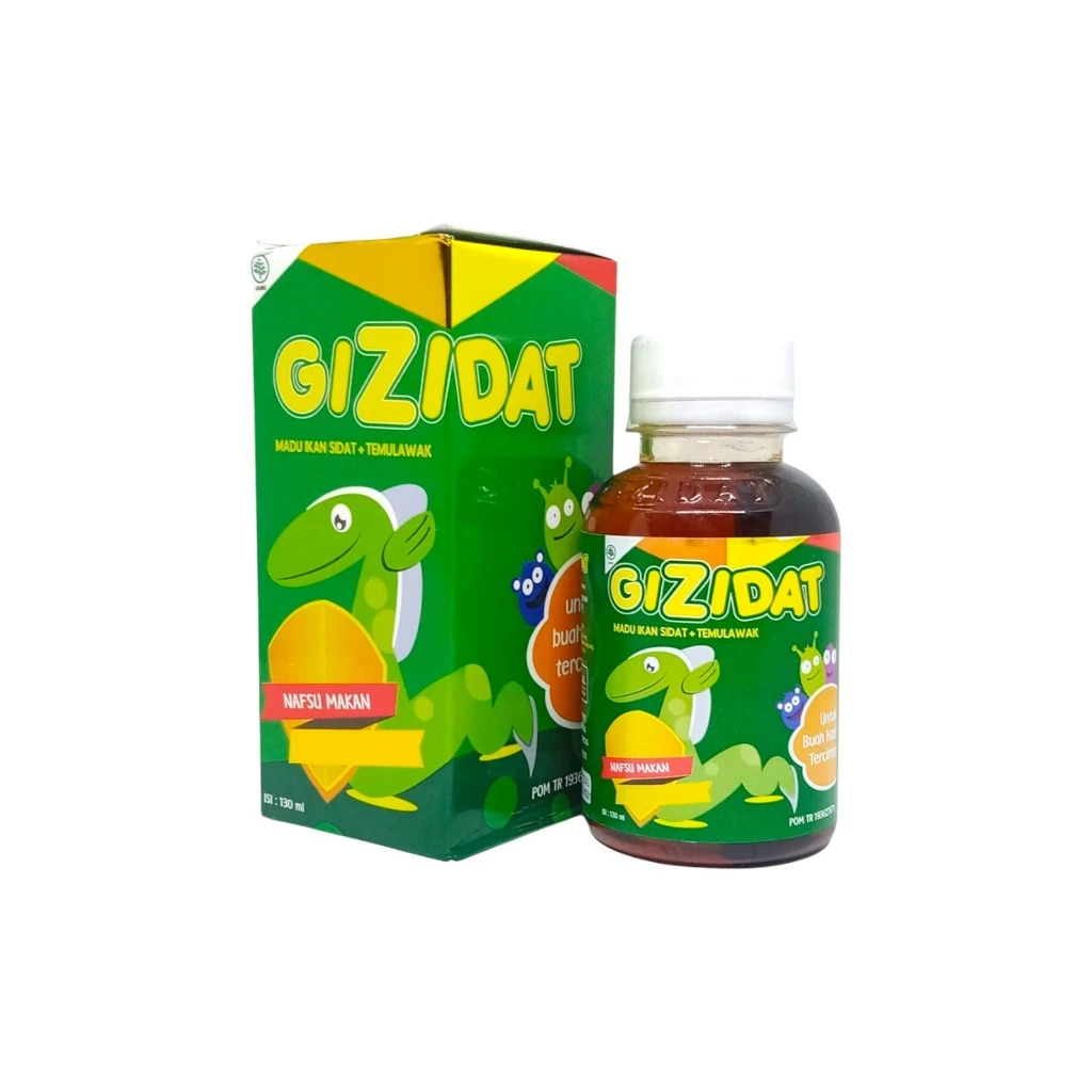 Gizidat | Madu Ikan Sidat | Menambah Nafsu Makan Anak | Madu Gizidat Original 130 Ml / Madu Probioti