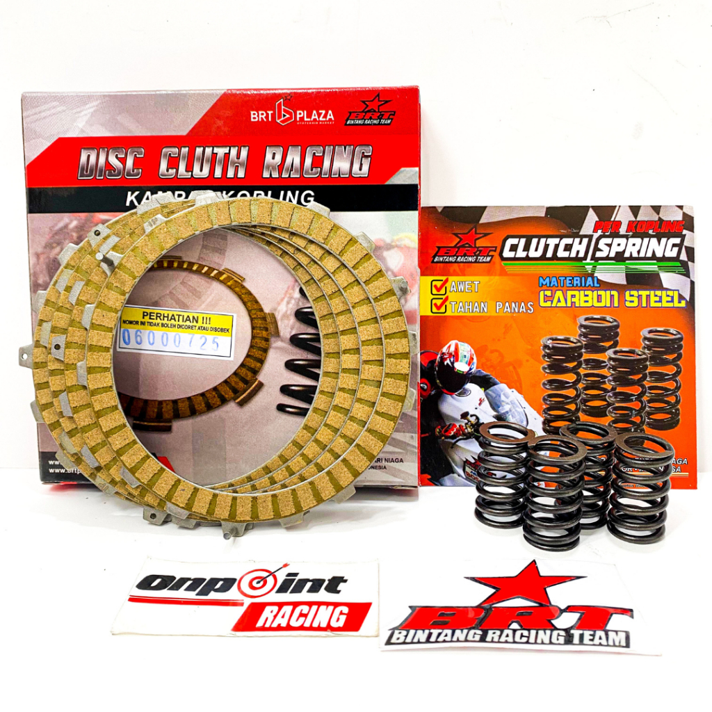 PAKET KAMPAS & PER KOPLING BRT SUPRA X 125 HELM IN & BLADE 125 KYZ 100% ORIGINAL BRT