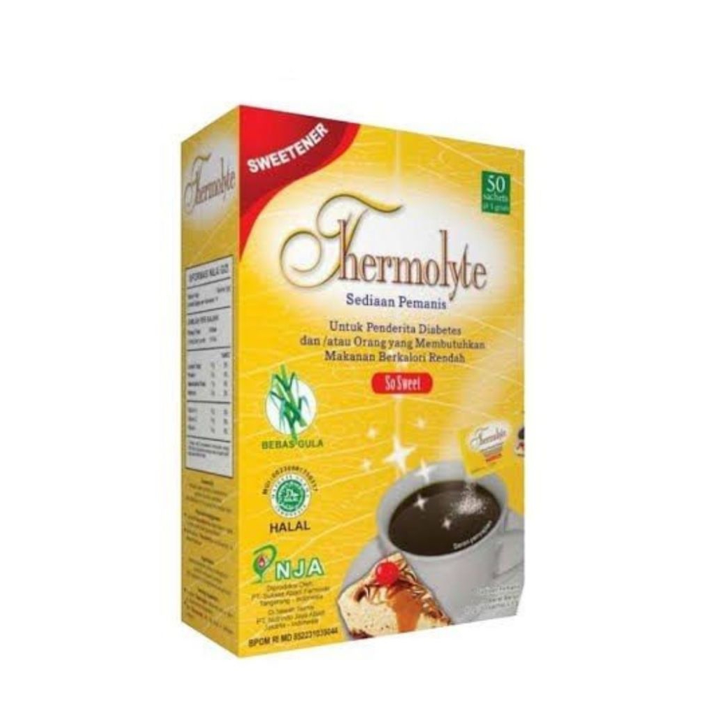 

THERMOLYTE DIET SUGAR 1 BOX ISI 25