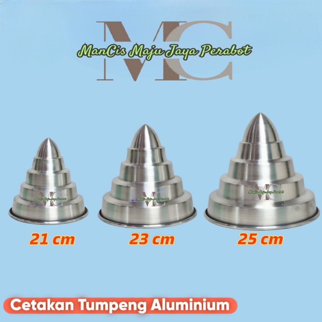 Cetakan nasi Tumpeng tingkat cetakan nasi tumpeng susun besar tanggung kecil