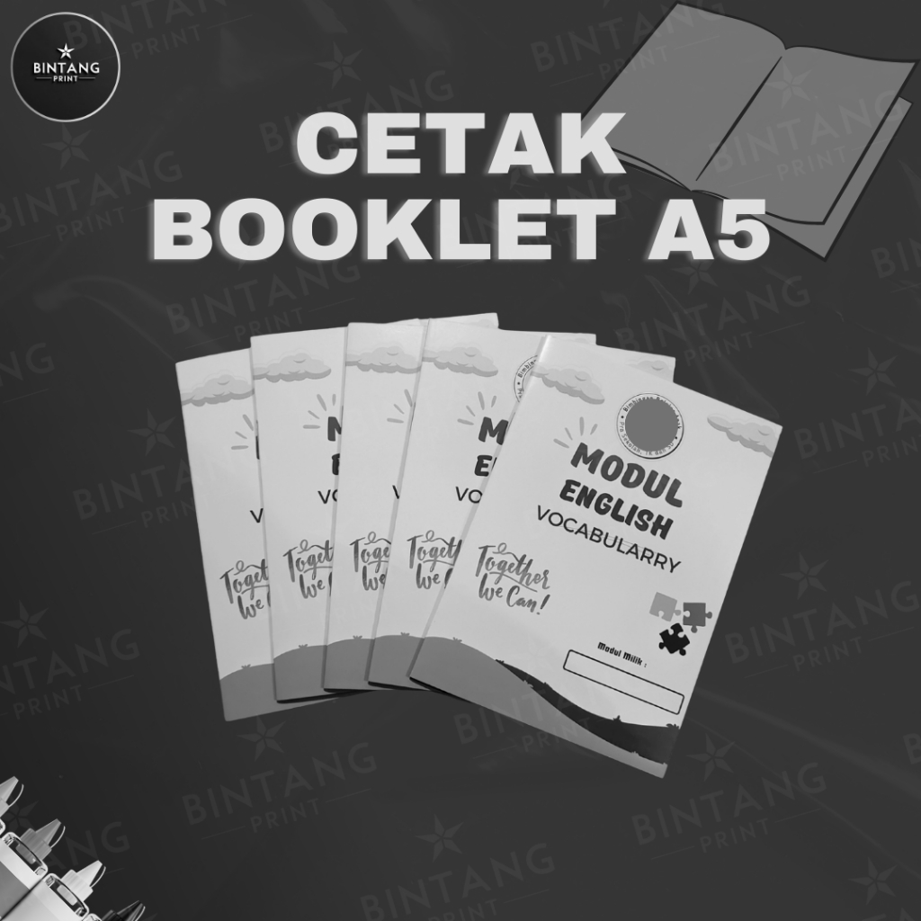 

CETAK BOOKLET CUSTOM A5 (HITAM PUTIH)