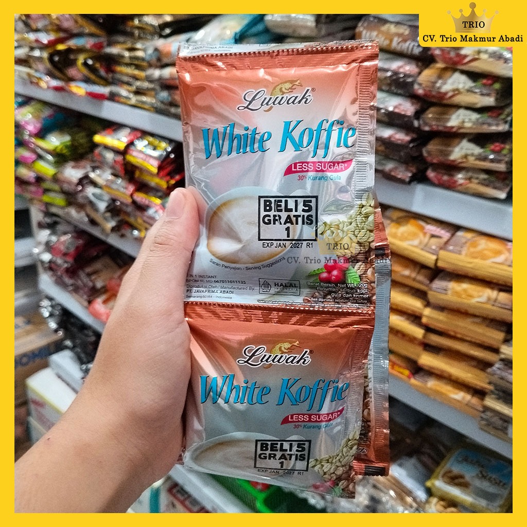 

Luwak Kopi Less Sugar 19g 1 Renteng Isi 10 Sachet