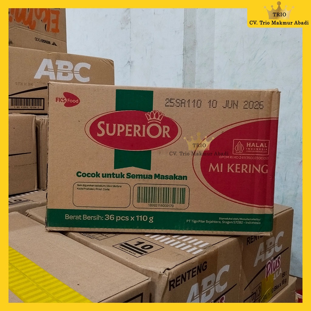 Mie Kuning Superior Renteng 2s 1 Dus Isi 36 pcs