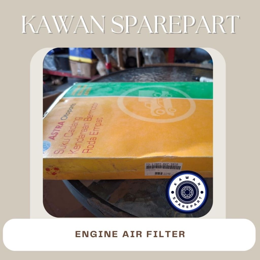 ENGINE AIR FILTER (TOYOTA) - 17801-BZ050 / 17801-AVZ-1810