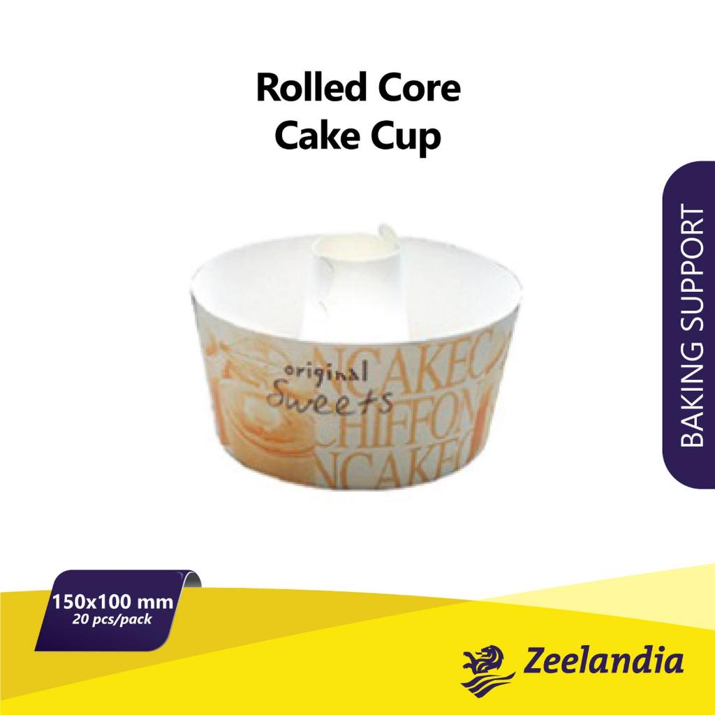 Rolled Core Cake Cup - Tempat Kue Chiffon - Tahan Panggang & Suhu Tinggi