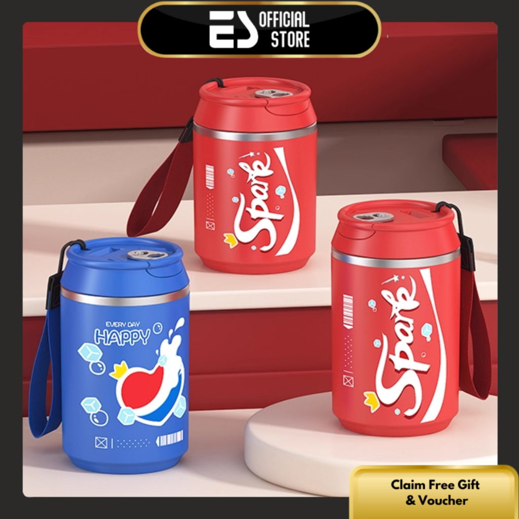 ES Termos Botol Air Minum Stainless Doff Tahan Panas dan Dingin