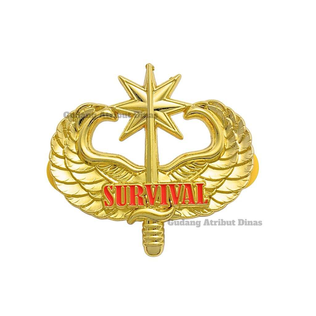 100% LUXURY Brevet Survival TNI AU/Brevet Survival TNI AU Luxury/Pin Survival TNI AU Luxury/Brevet L