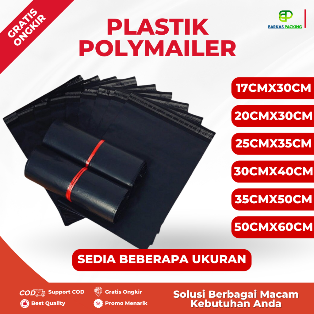 

Plastik Polymailer Plastik Packing - Plastik Packing Isi 100 Lembar Bubble Packing Kantong Polymailer Berbagai Ukuran Termurah Kuat
