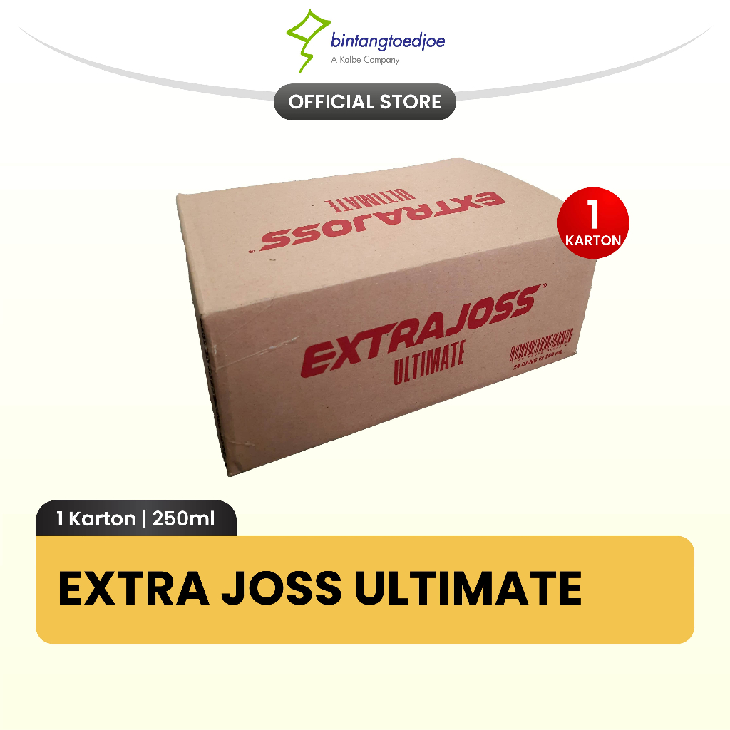 

Extra Joss Ultimate 1 Kartoon - Energy Drink, Green Coffee, dan Less Sugar