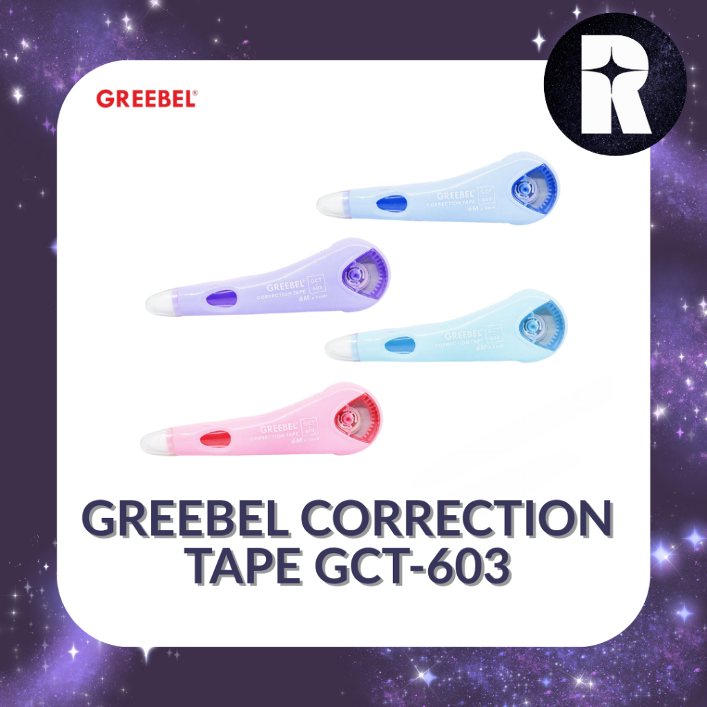 

GREEBEL CORRECTION TAPE GCT-603/ TIPE X KERTAS