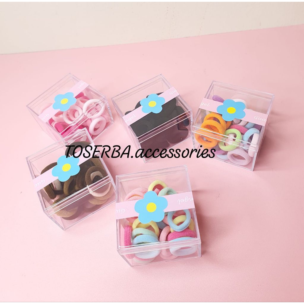 KUNCIRAN DONAT MINI FREE MIKA / KUNCIRAN DONAT MINI  /IKAT RAMBUT MINI KOREA