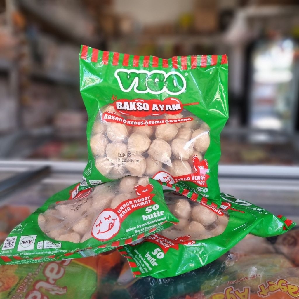 

Vigo Bakso Ayam 500g isi 50 Butir