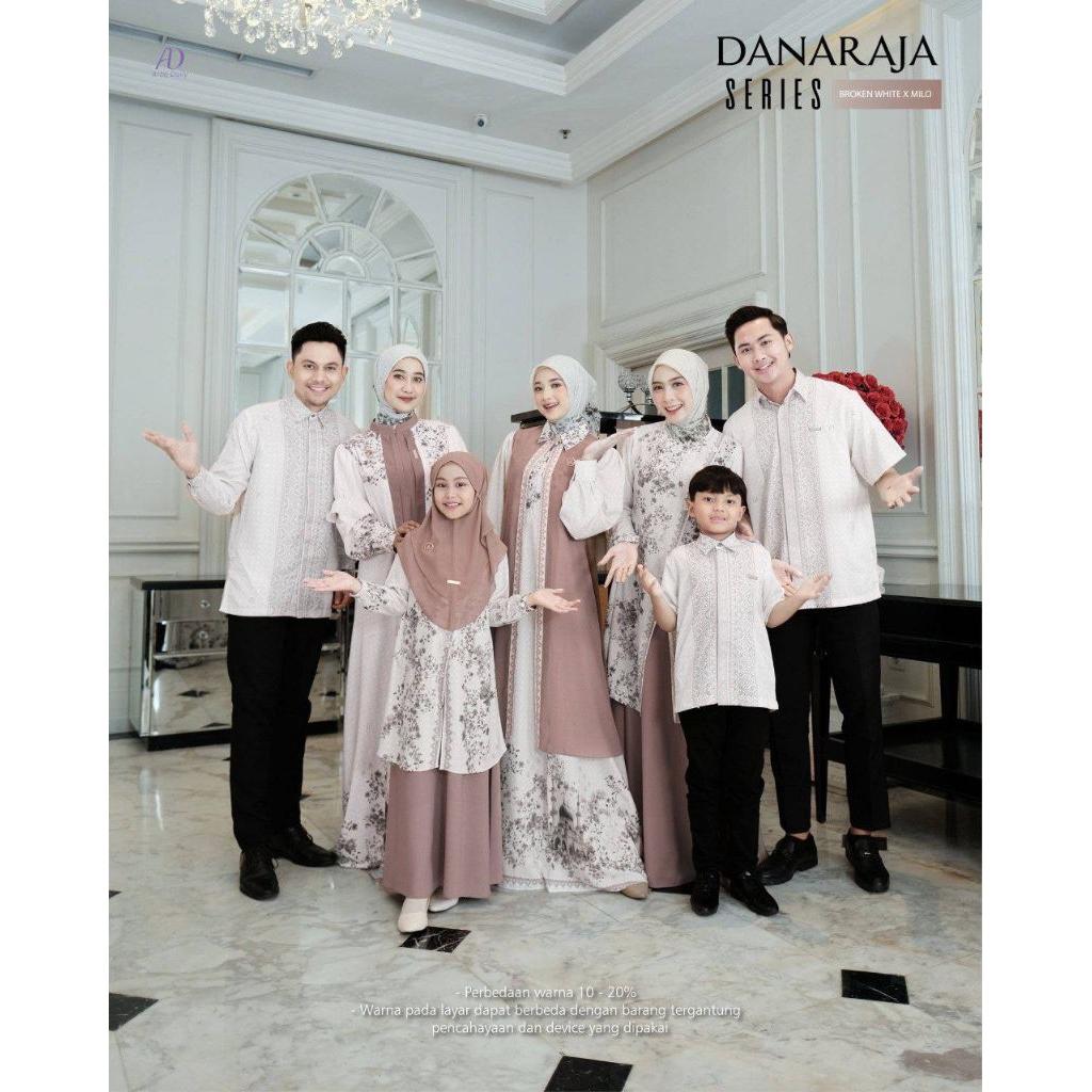 ARTIE DAILY DANARAJA B.WHITE MILO SARIMBIT GAMIS BRANDED ORIGINAL