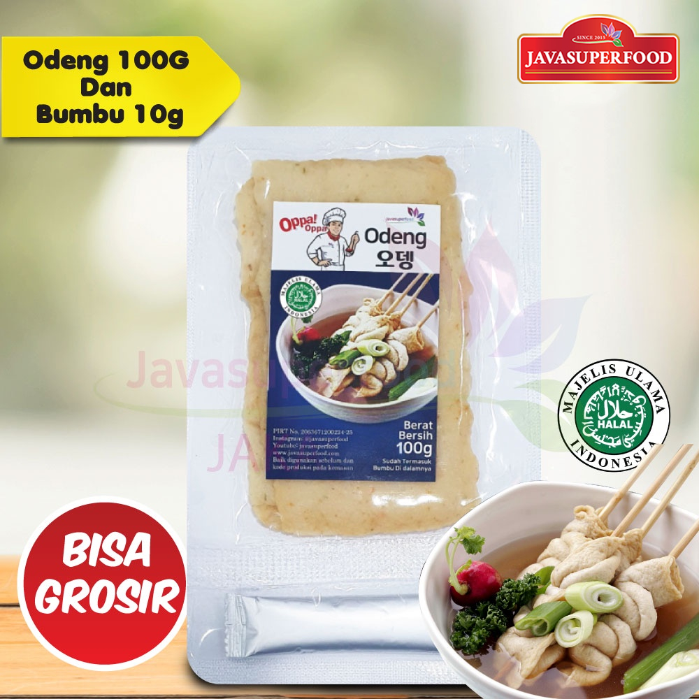 

[Halal]Oden Odeng 3 Lembar Eomuk Korean Fish Cake 100g+Bumbu