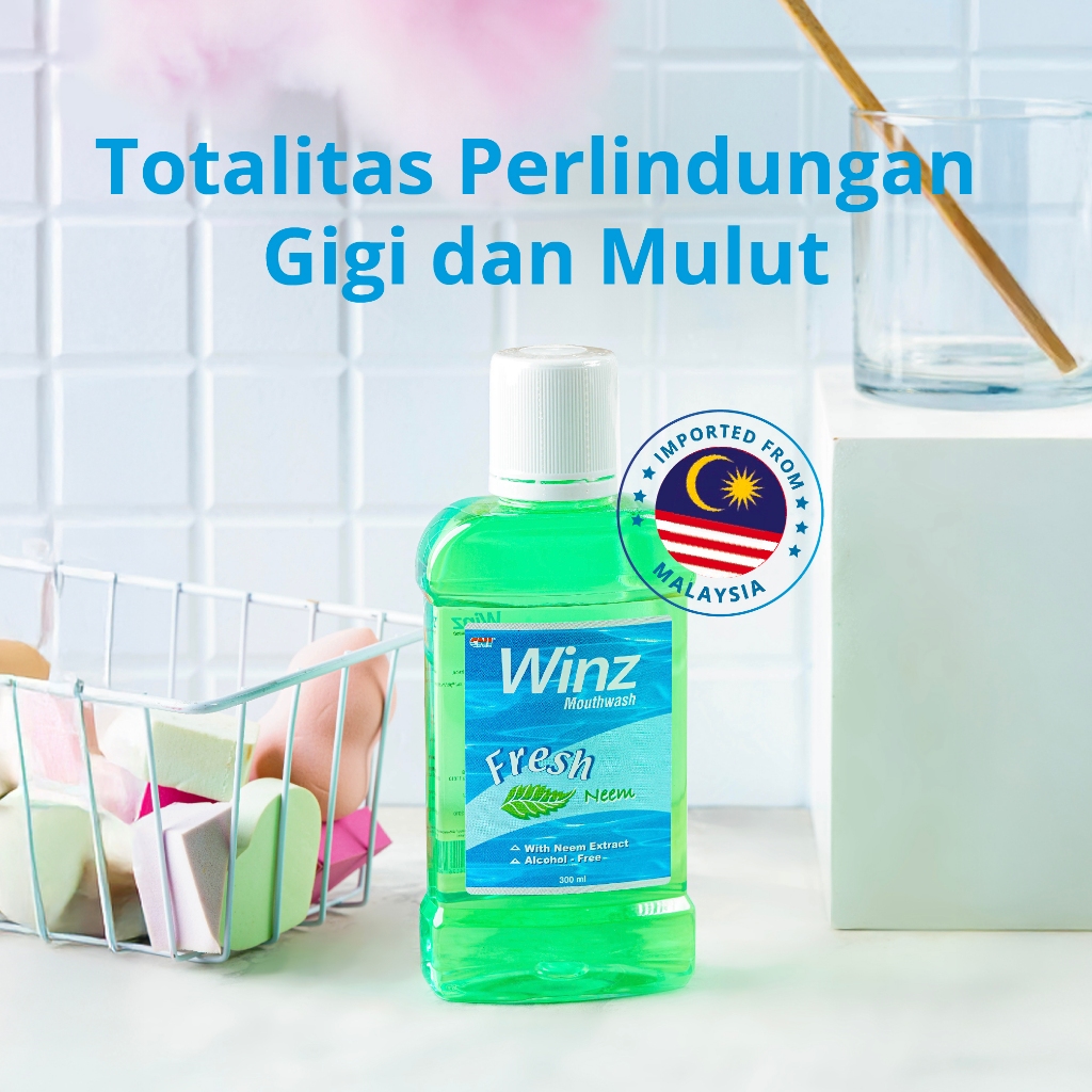 Winz Mouthwash - Obat kumur antibakteri untuk perlindungan gigi dan mulut CNI Store Rumbio Jaya