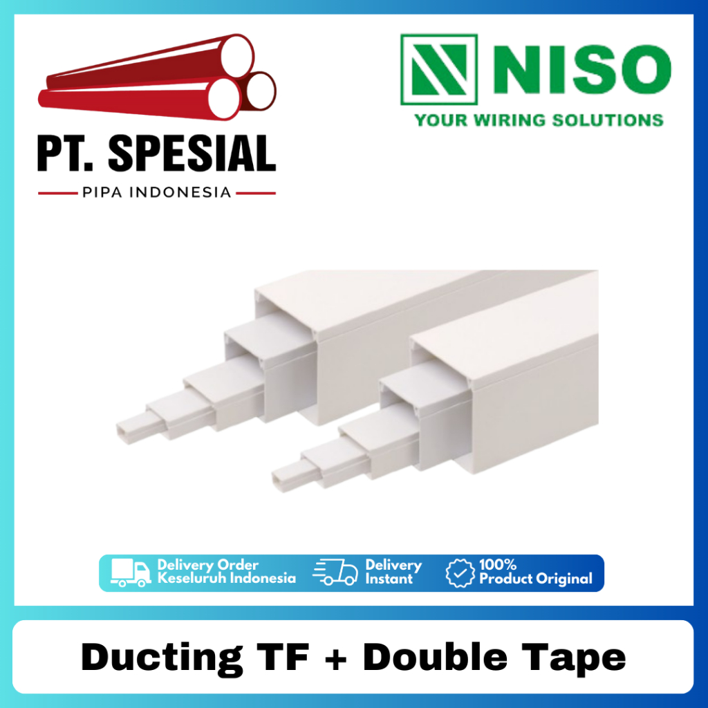 Kabel Duct Niso Ducting TF TC Protector Niso + Doubel tape Niso 2M - 05