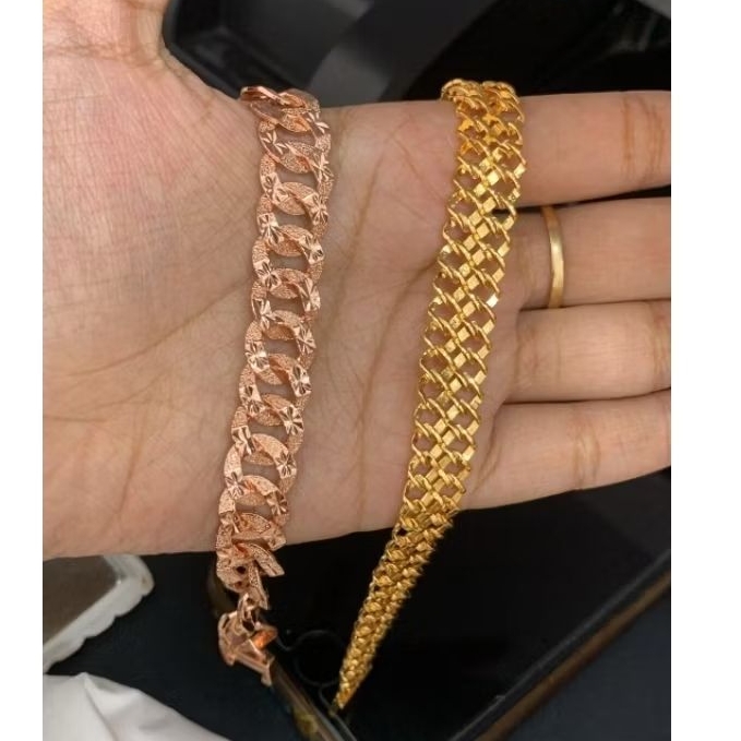 gelang sisik naga bahan platinum premium