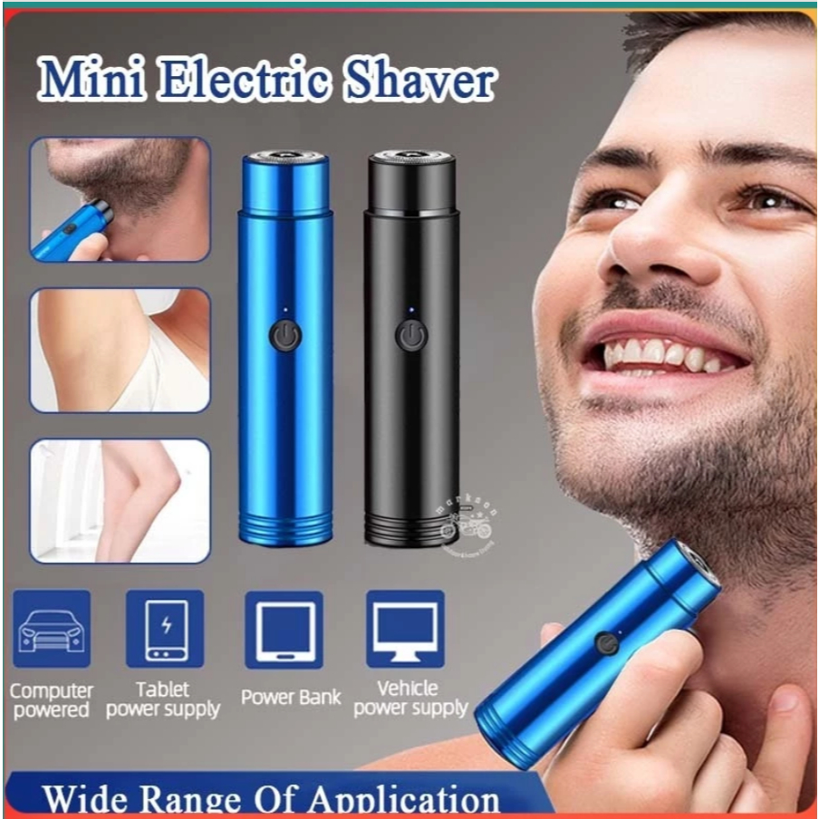 Alat Cukur Jenggot Elektrik Portable Shaver / Alat Cukur Bulu Kemaluan