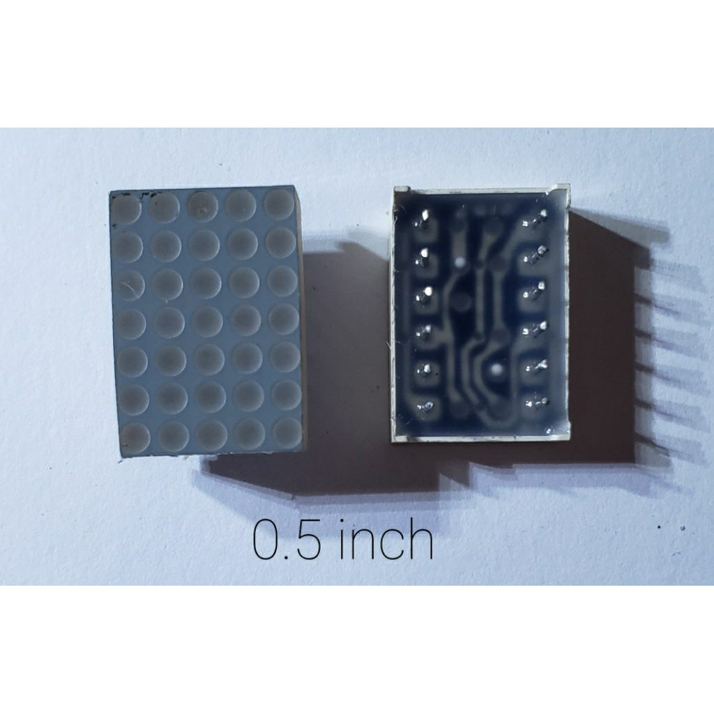 

Dot Matrix 5x7 , 0.5inch Red