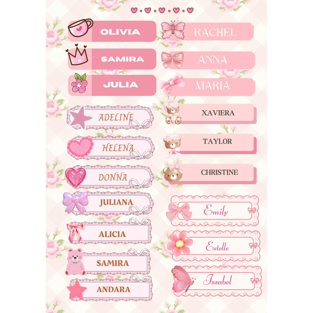 

Label Nama Stiker Anak Sekolah