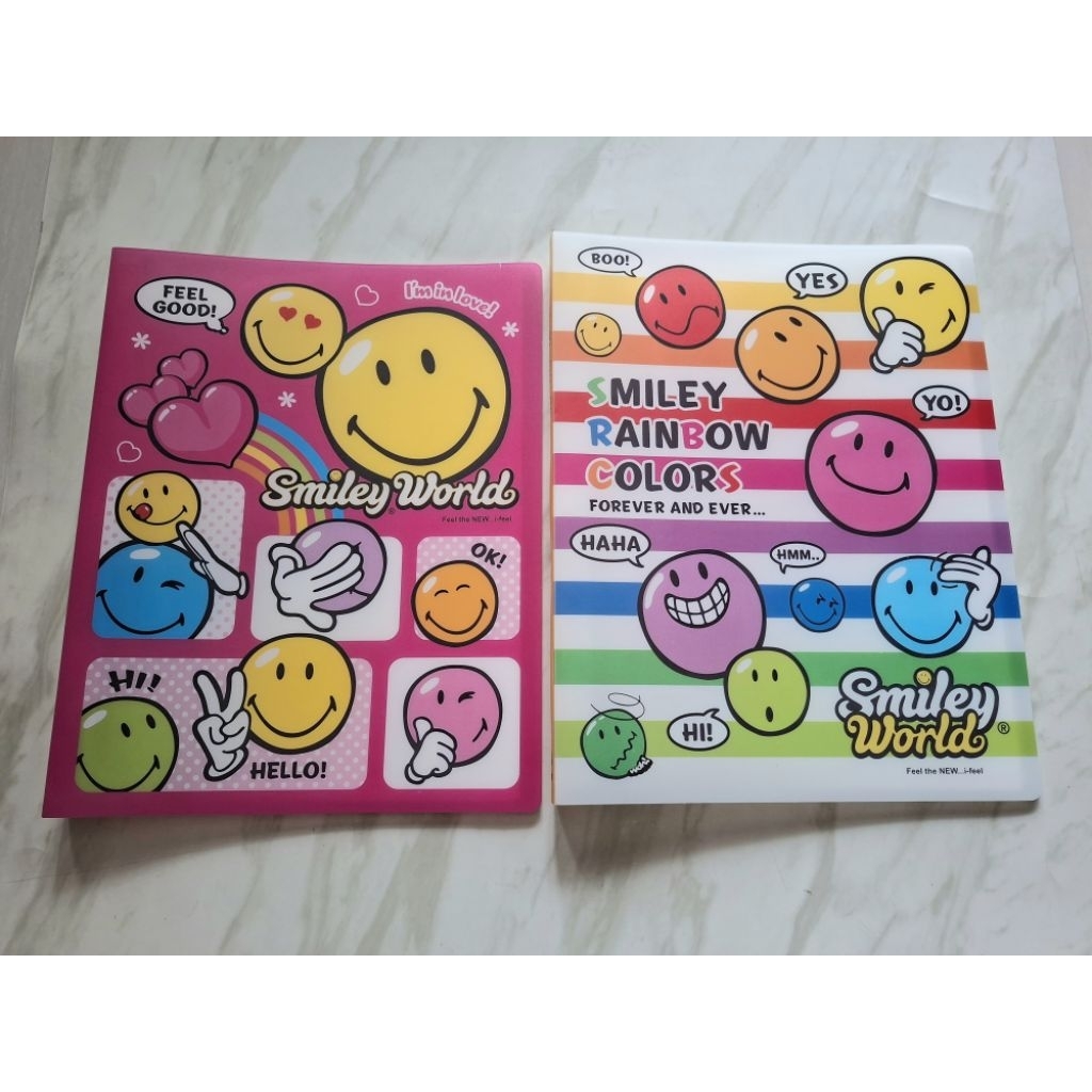 

Clear File / Document Keeper /Map Dokumen A4 40 Pocket Smiley & plain