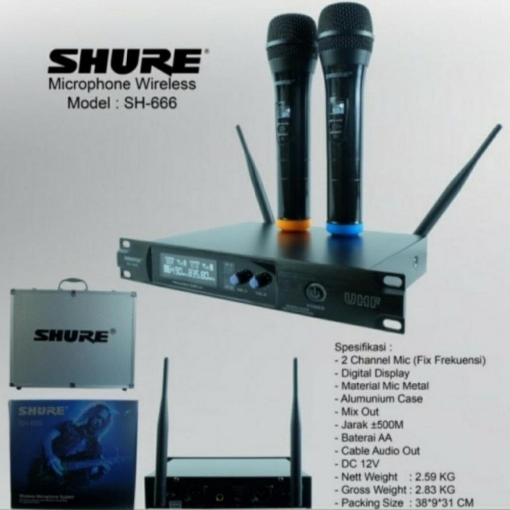 Shure SH 666 Mic Wireless SH-666
