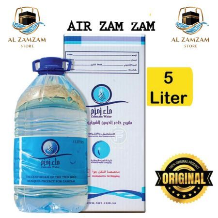 

[ Dijamin Original ] Zam Zam Original 5 Liter Asli Saudi With Barcode