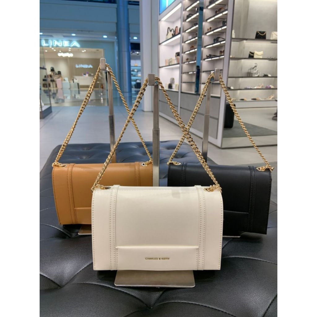 #2-20782614 Shalia Chain - Jast[p] CK ORIGINAL COUNTER STRAP SHOULDER BAG TAS STORE AUTHENTIC ASLI M