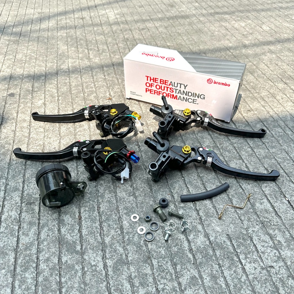 Master Rem BREMBO RCS 98 FULLSET HANDLE KANAN 1 Tabung Big smoke + KIRI REM bisa KOPLING HIDROLIK MA