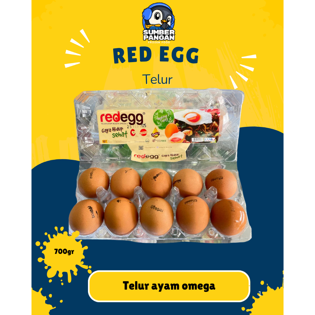 

Red Egg Telur Omega 700 gr