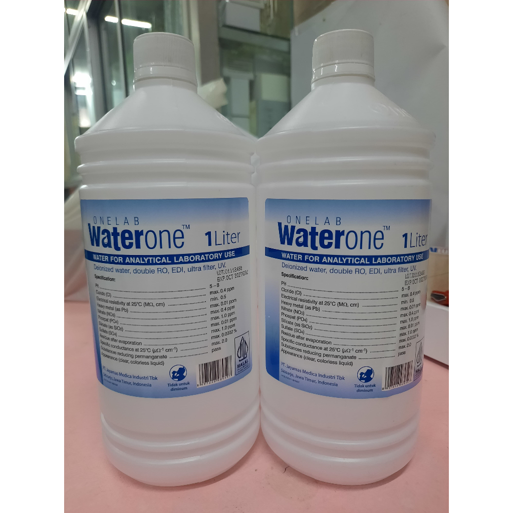 Water One OneMed 1 Liter - Aquabides / Purified Water