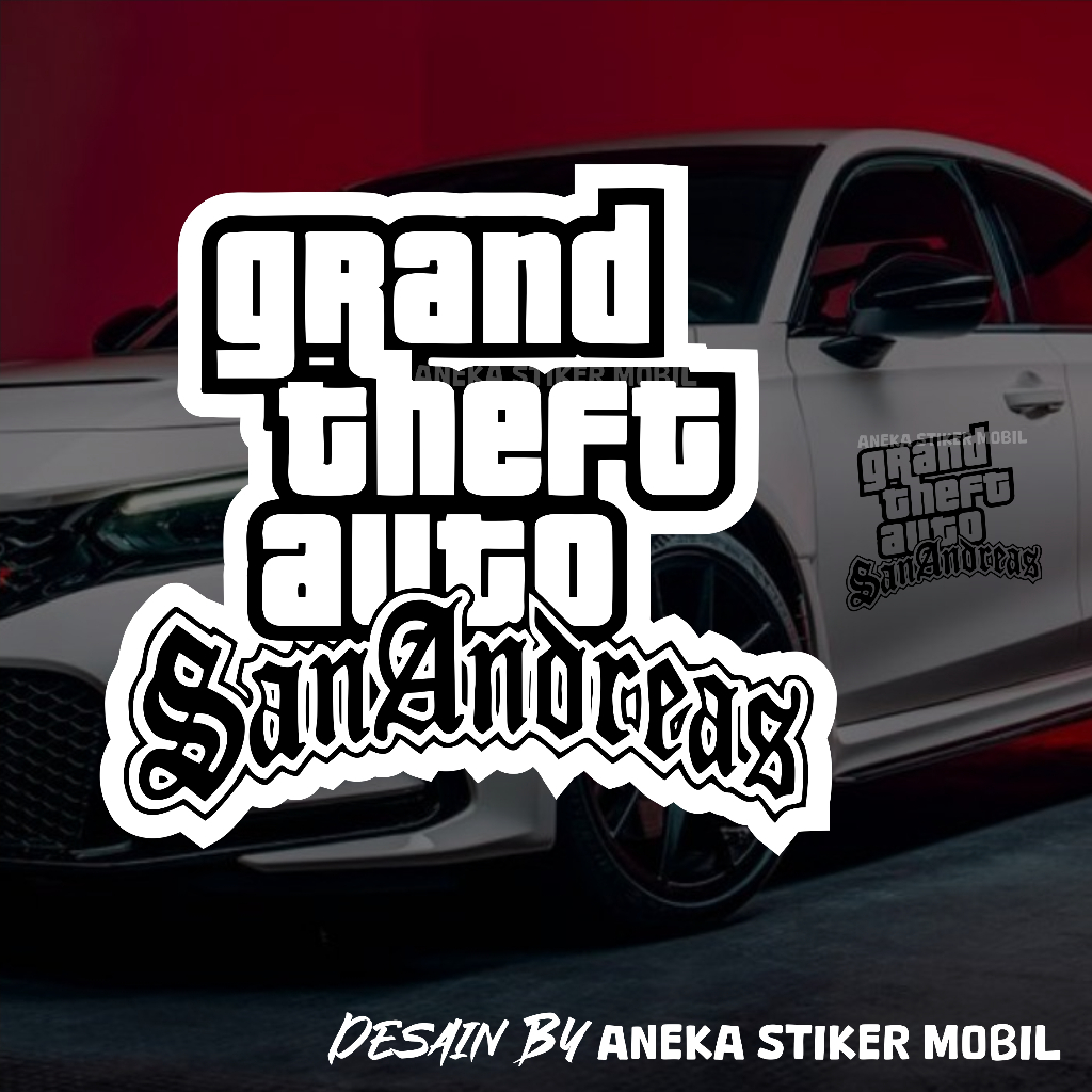 

Stiker GTA San Andreas Bisa Untuk Mobil Dan Motor