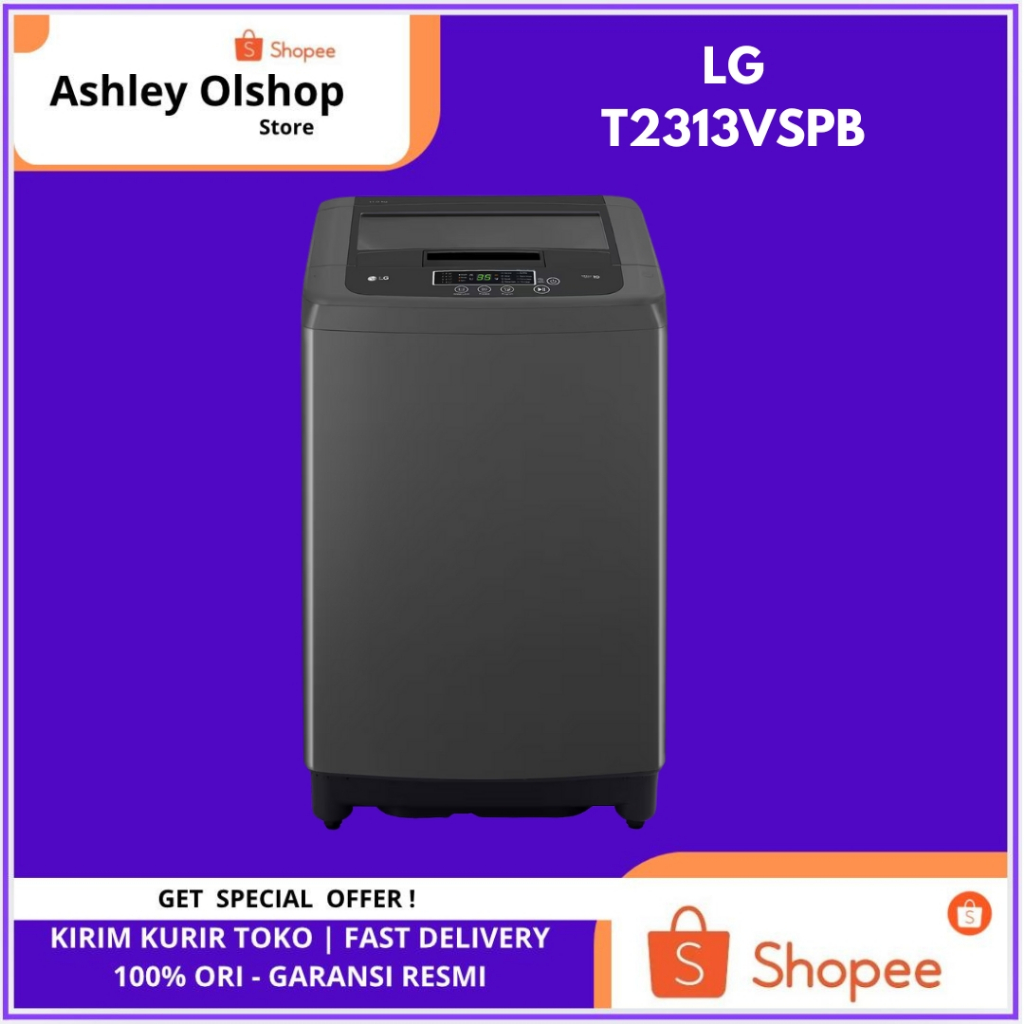 Mesin Cuci 1 Tabung 13Kg LG T2313VSPB Top Loading 13 Kg LG T 2313 VSPB