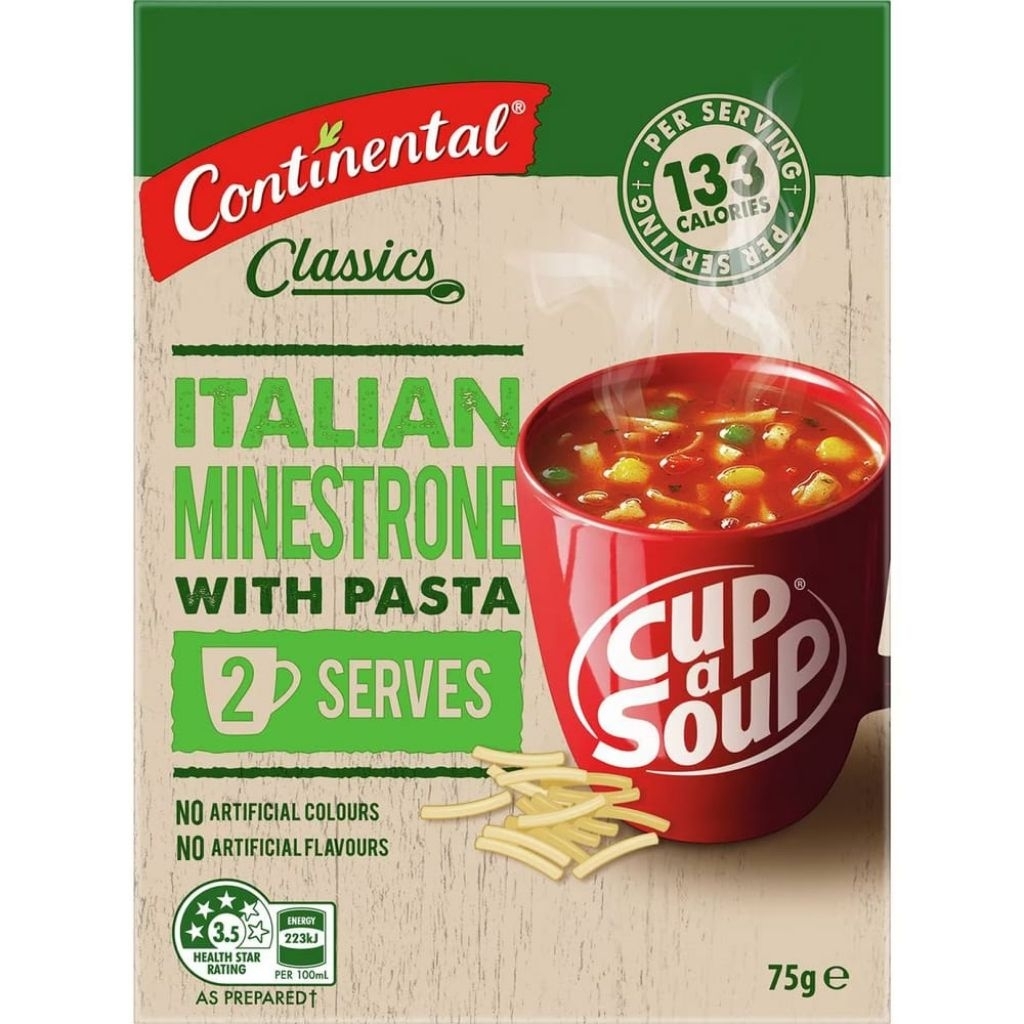 

Continental Classic Cup A Soup Italian Minestrone With Pasta