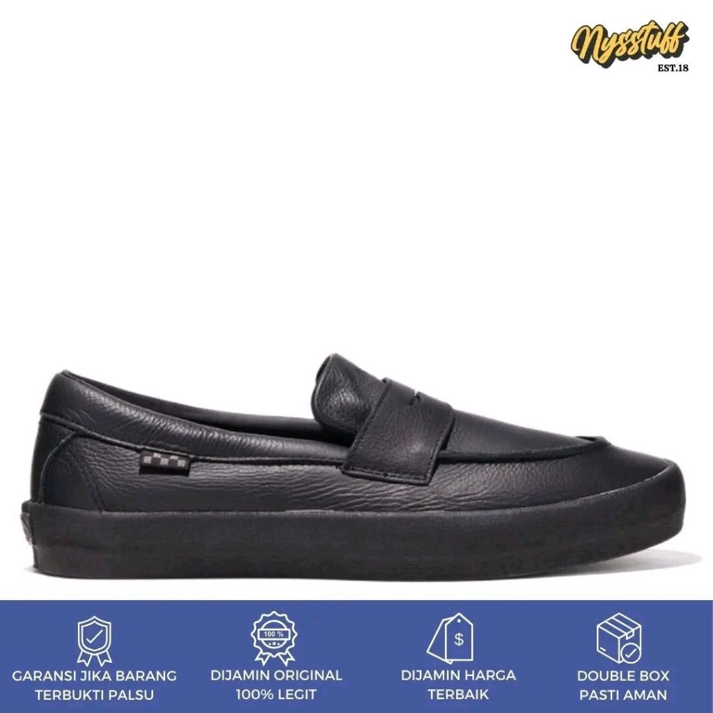 Vans Skate Loafer Black Black ORIGINAL