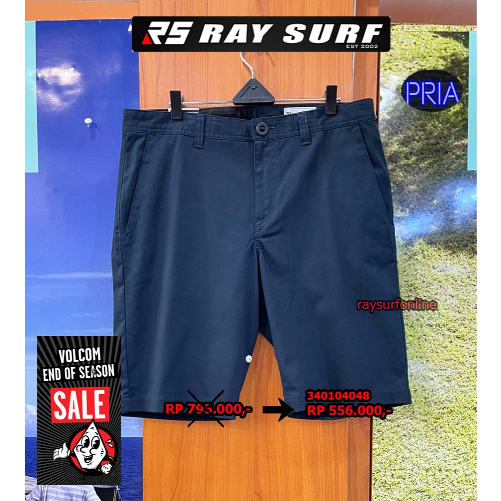 RAYSURF VOLCOM SALE CELANA PENDEK PRIA 340104048 ORIGINAL